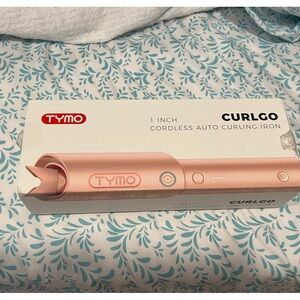 Tymo curlco Cordless auto Curling Iron PINK